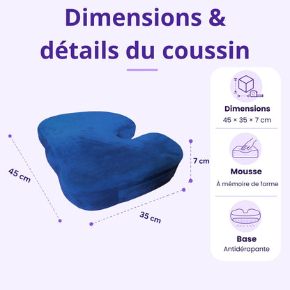 Posturia™ – Coussin d’assise ergonomique